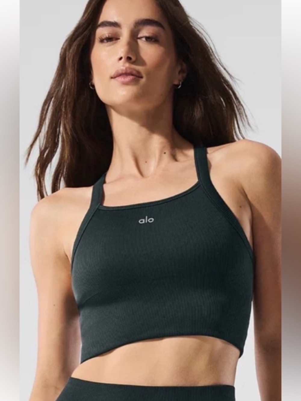 ALO Yoga seamless ribbed favorite bra tank